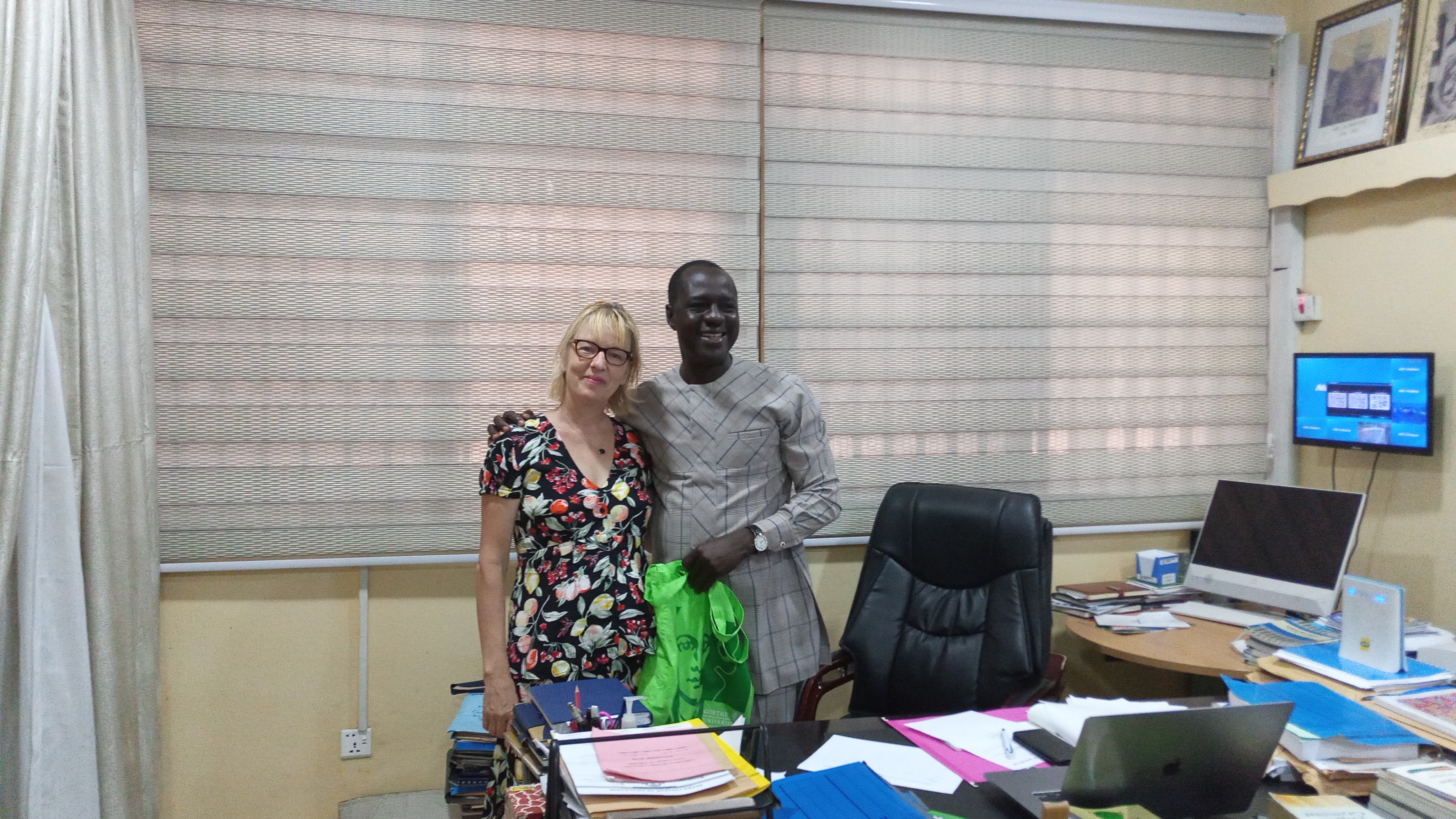 Katharina Hartmann and Samuel Atintono