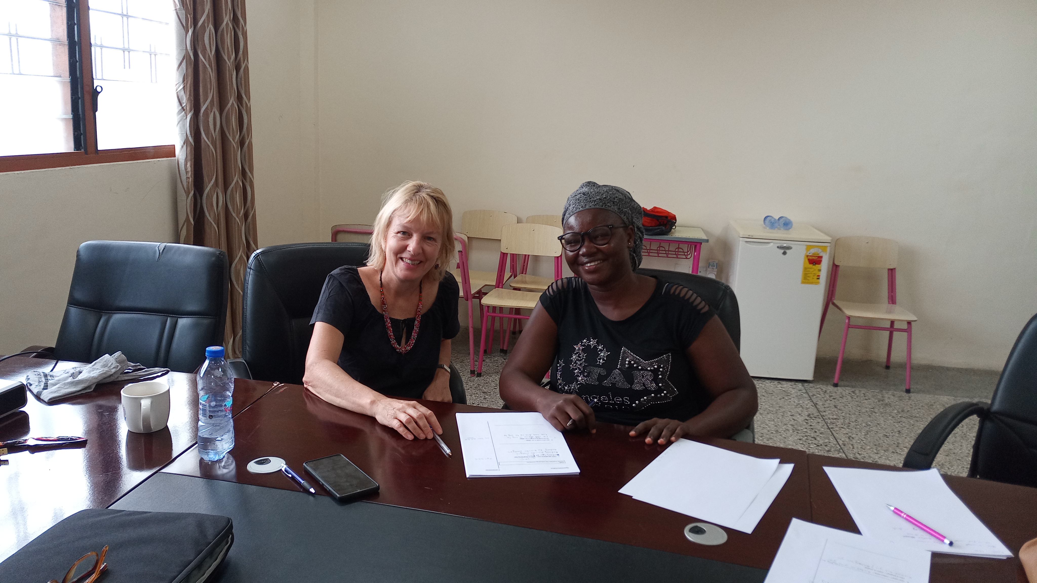 Katharina Hartmann and Ndongowira Luri