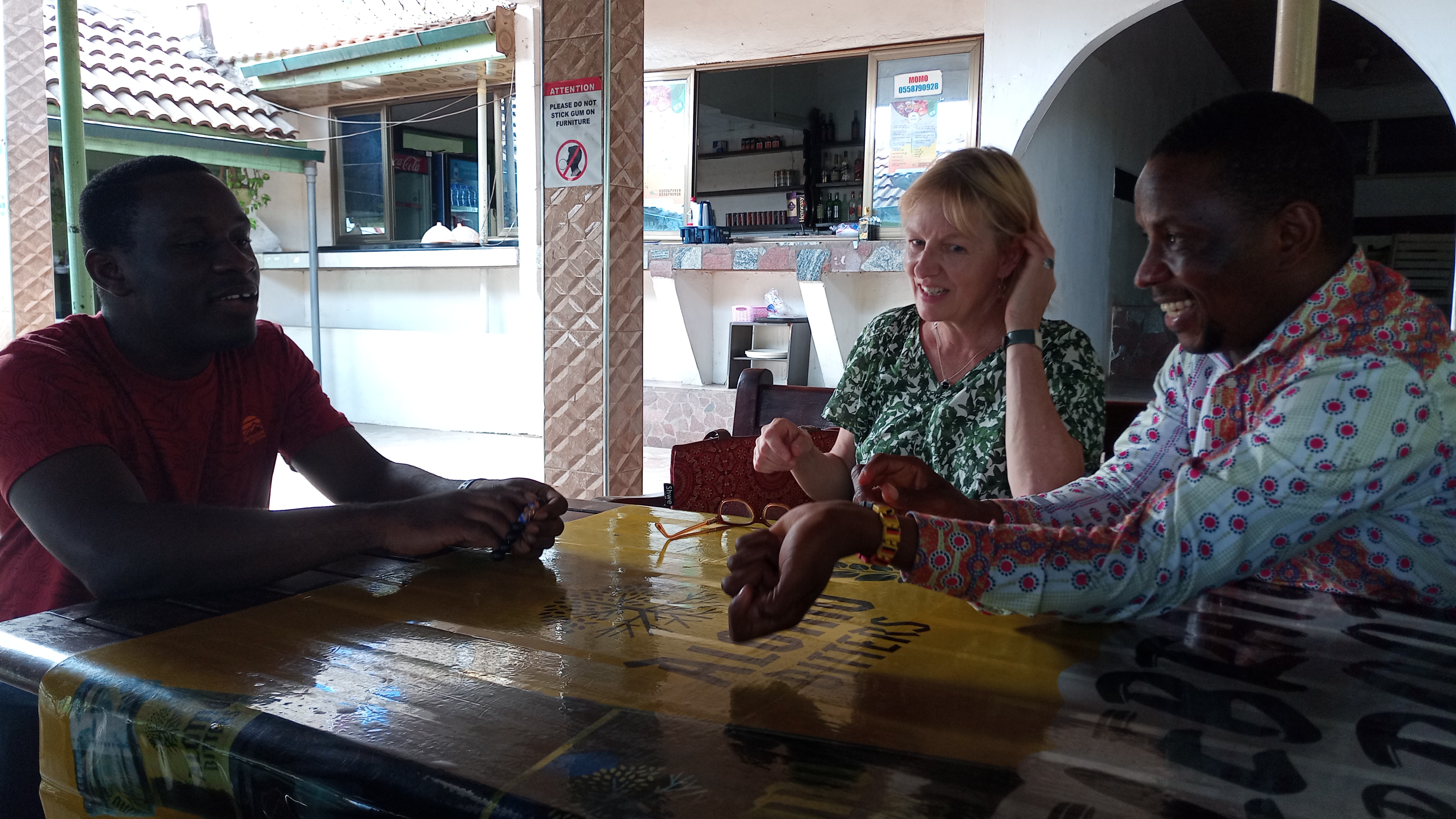 Daniel Aremu, Katharina Hartmann, and Samuel Issah