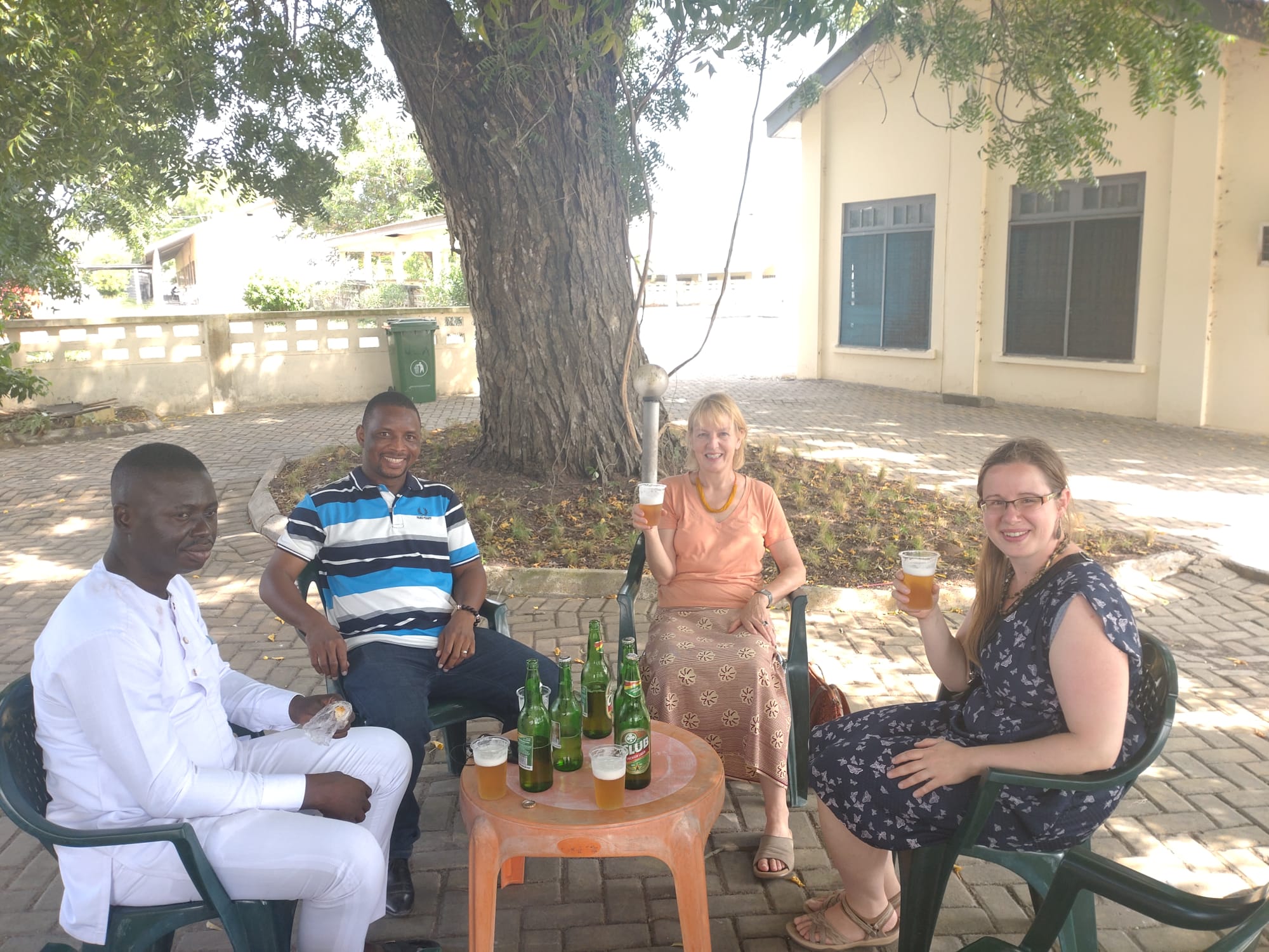 Enjoying time at the SEMSA club house